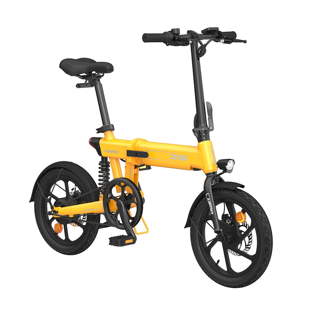 Yellow Xiaomi HIMO Z16 Foldable Electric Bicycle Folding E