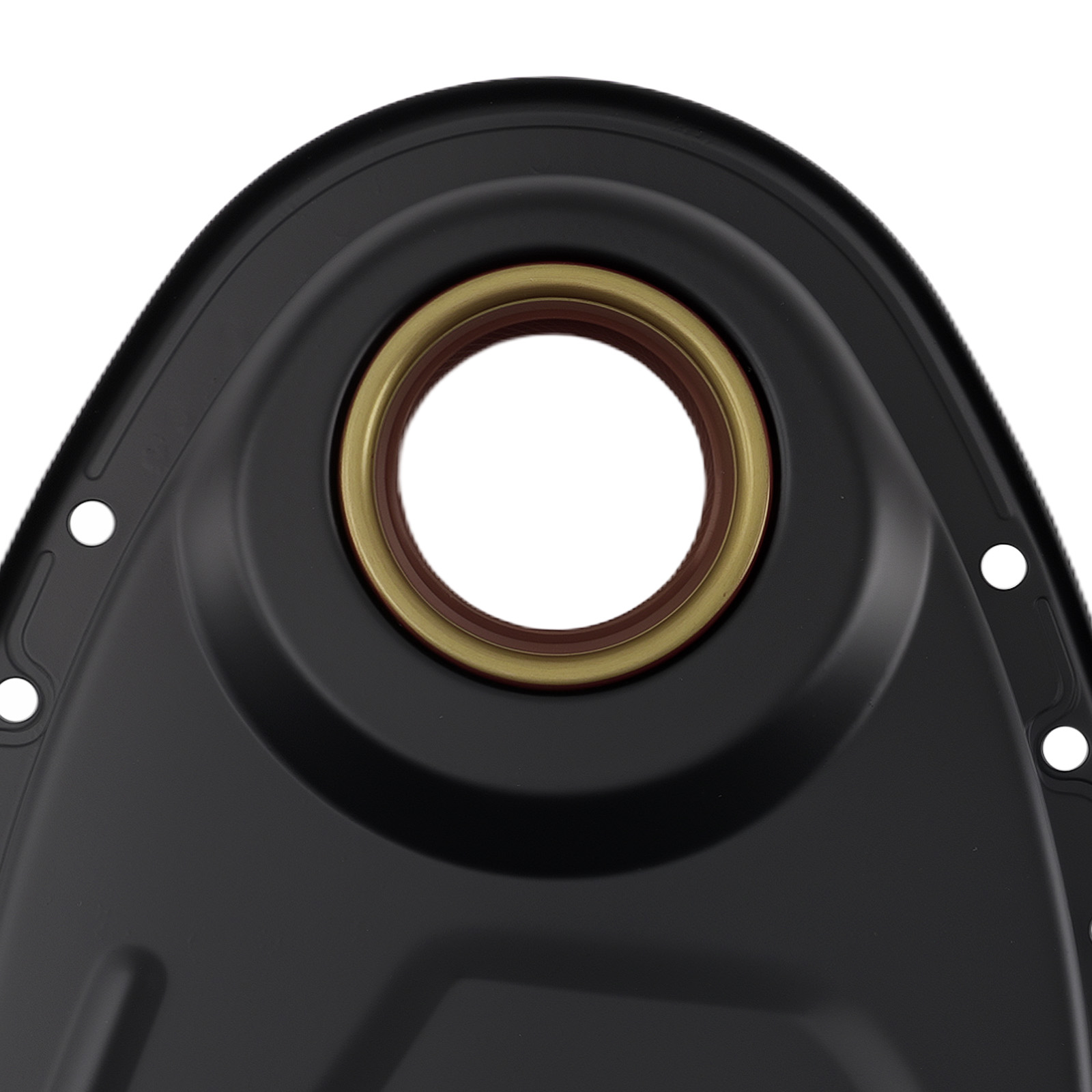 Black Steel Engine Cover for Chevrolet Small Block 283-400 V8 1958-86