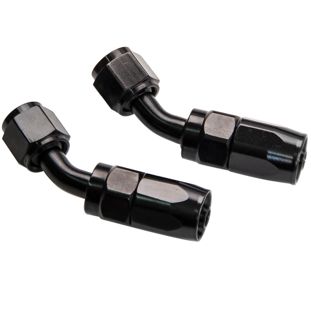 AN6 Kit de Tuyau de carburant huile tressé en nylon d'acier inoxydable 16.4FT