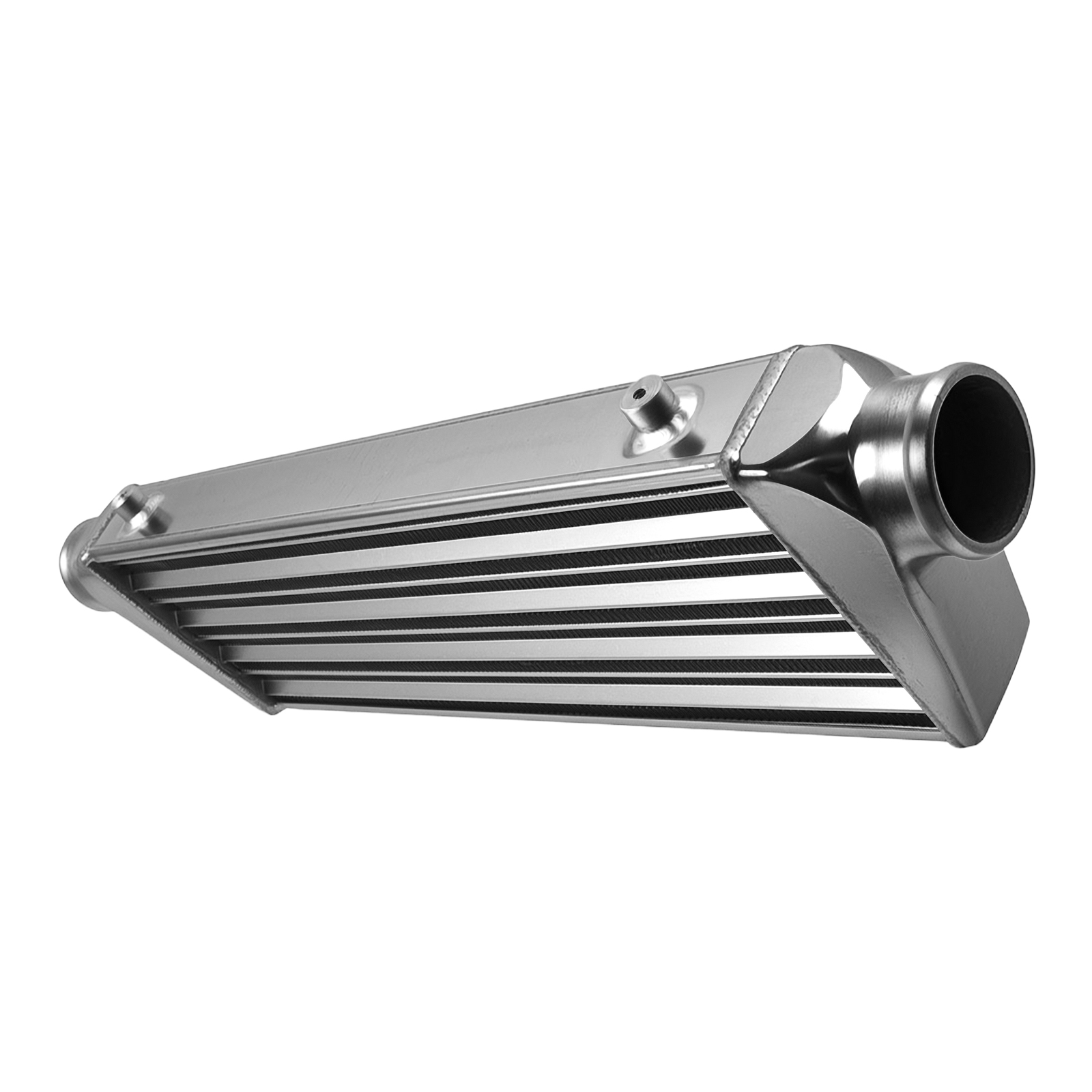 Universal Turbo Car Front Mount Bar Plate Intercooler Aluminum 27 x 7 x 2.5 Neuf