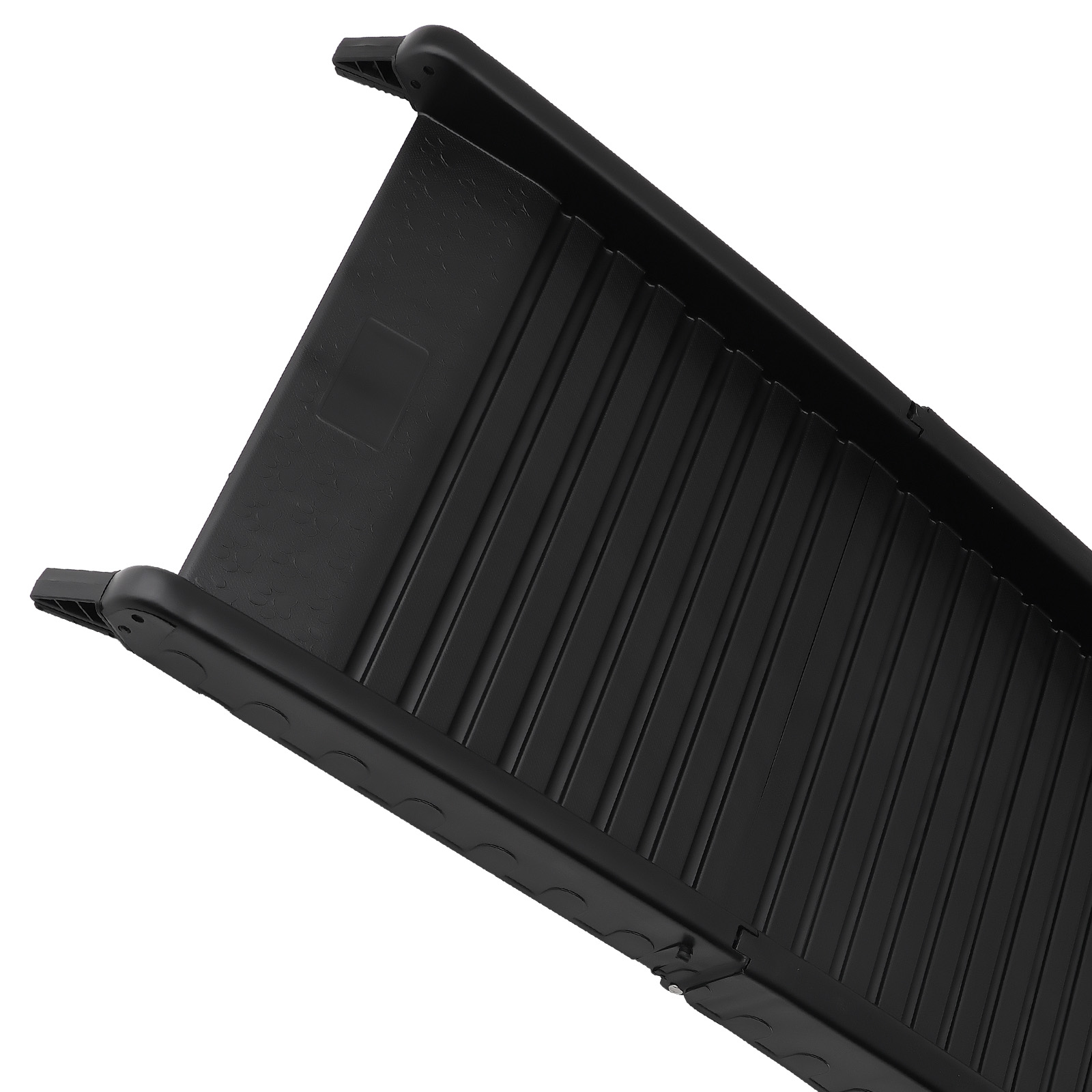 Durable Plastic Dog Ramp Weather Resistant Easy Clean Tri-Fold Portable