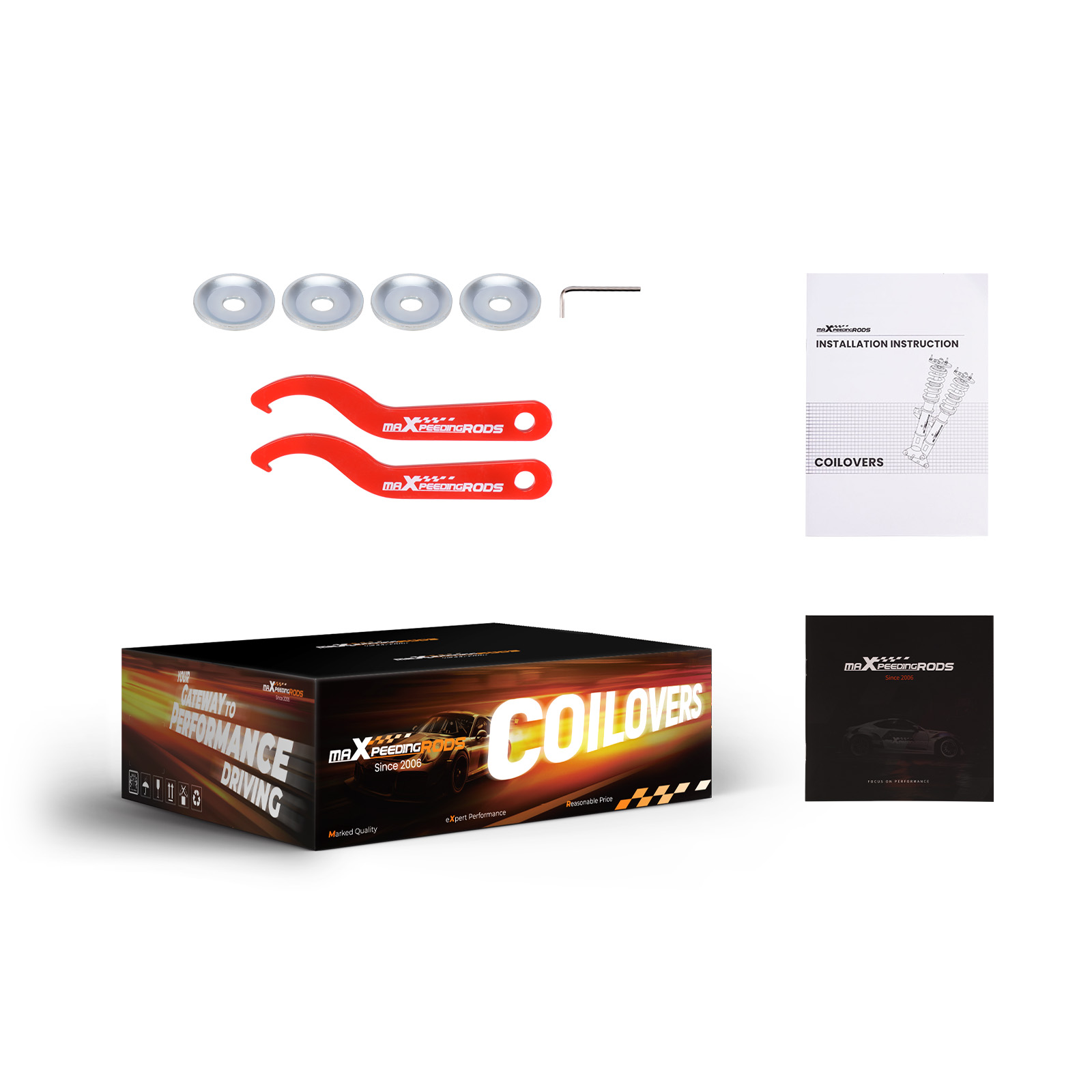 Racing Coilovers 24-Step Adjustable Damper for Mazda Miata MX5 NA 1990-2005