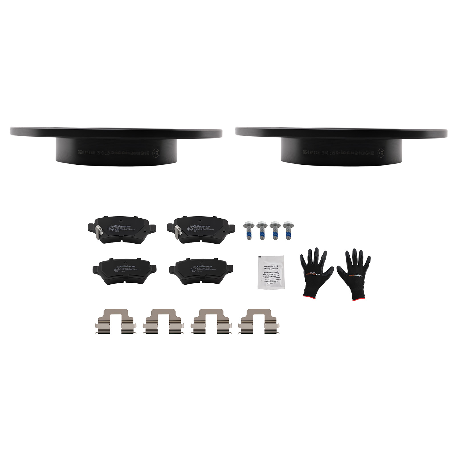 Disques et Plaquettes Frein for Opel Combo Tour/Meriva 569116 2001-2011