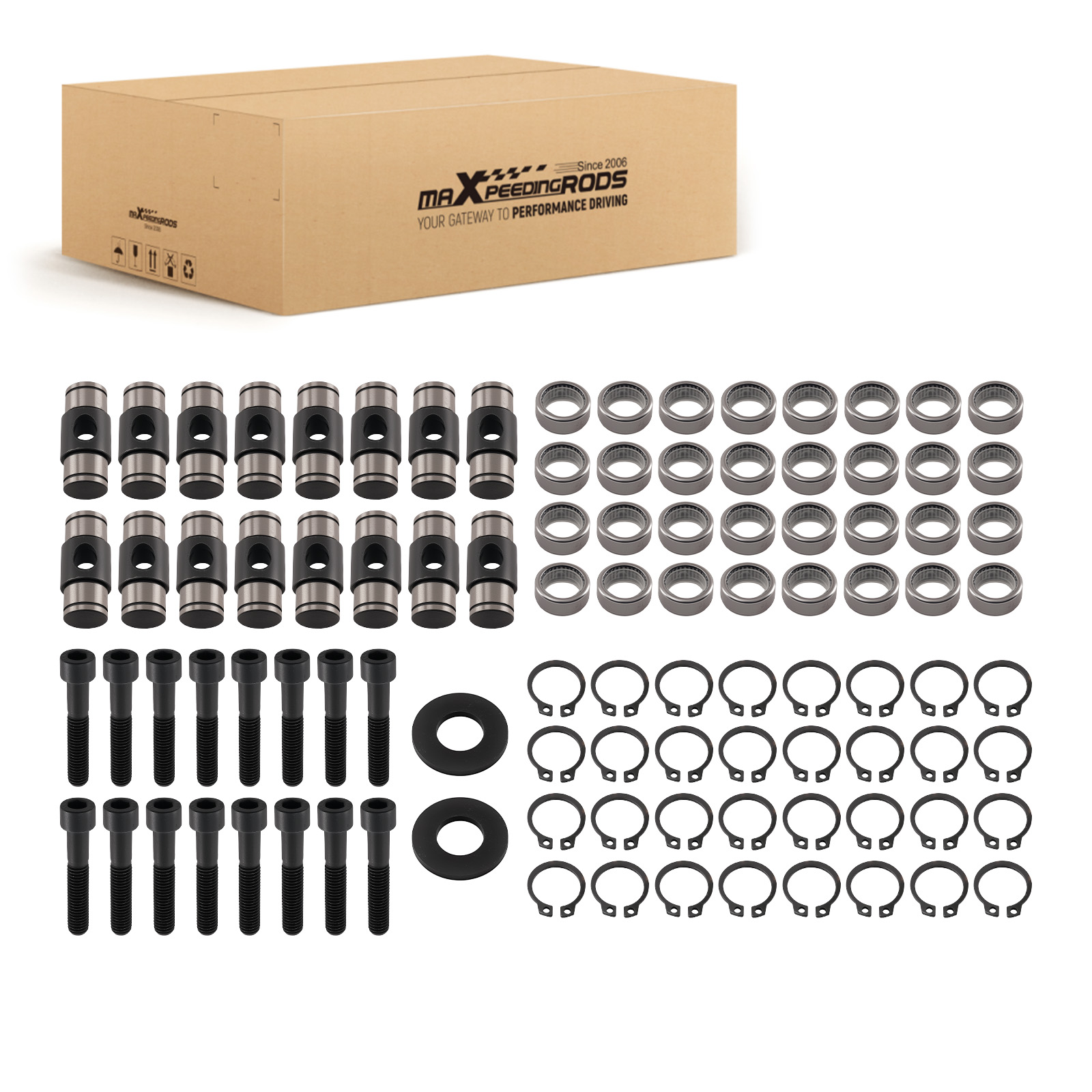 Rocker Arms Trunion w/Clips Kit for LS1 LS2 LS3 LSA LQ9 LQ4 4.8 5.3 5.7 6.0 6.2