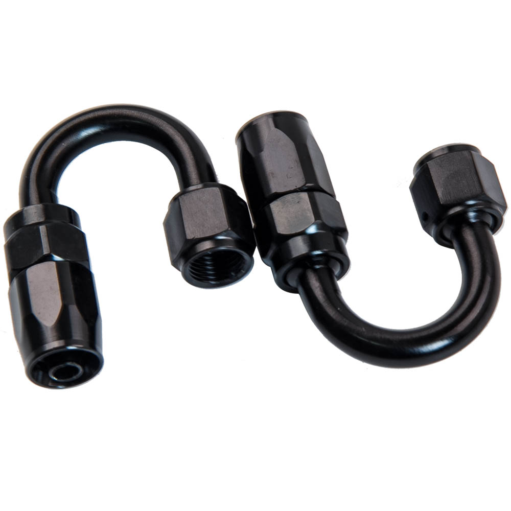 AN6 Kit de Tuyau de carburant huile tressé en nylon d'acier inoxydable 16.4FT
