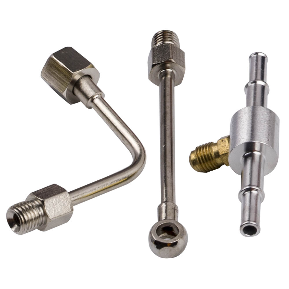 Fuel Injection Pump Pressure Tester Manometer Gauge Adapters Tool Kit