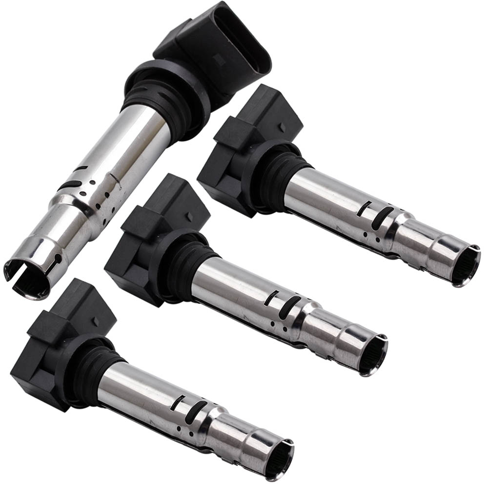 4 PACKS BOBINE D'ALLUMAGE for VW GOLF MK5 1.6 FSI ESSENCE (2003-08) CRAYON
