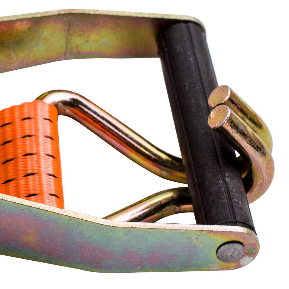 10x professional ratchet straps lashing strap Tie Down set 2pcs 5m 4t 4to 4000k