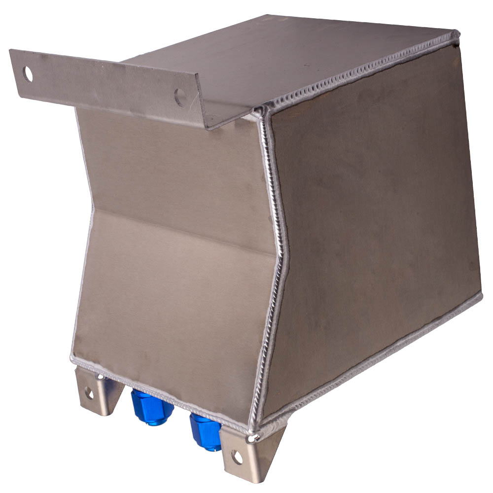 Universal 2.5 Gallon /10L Fuel Cell Tank Lightweight Aluminum 10AN male fitting