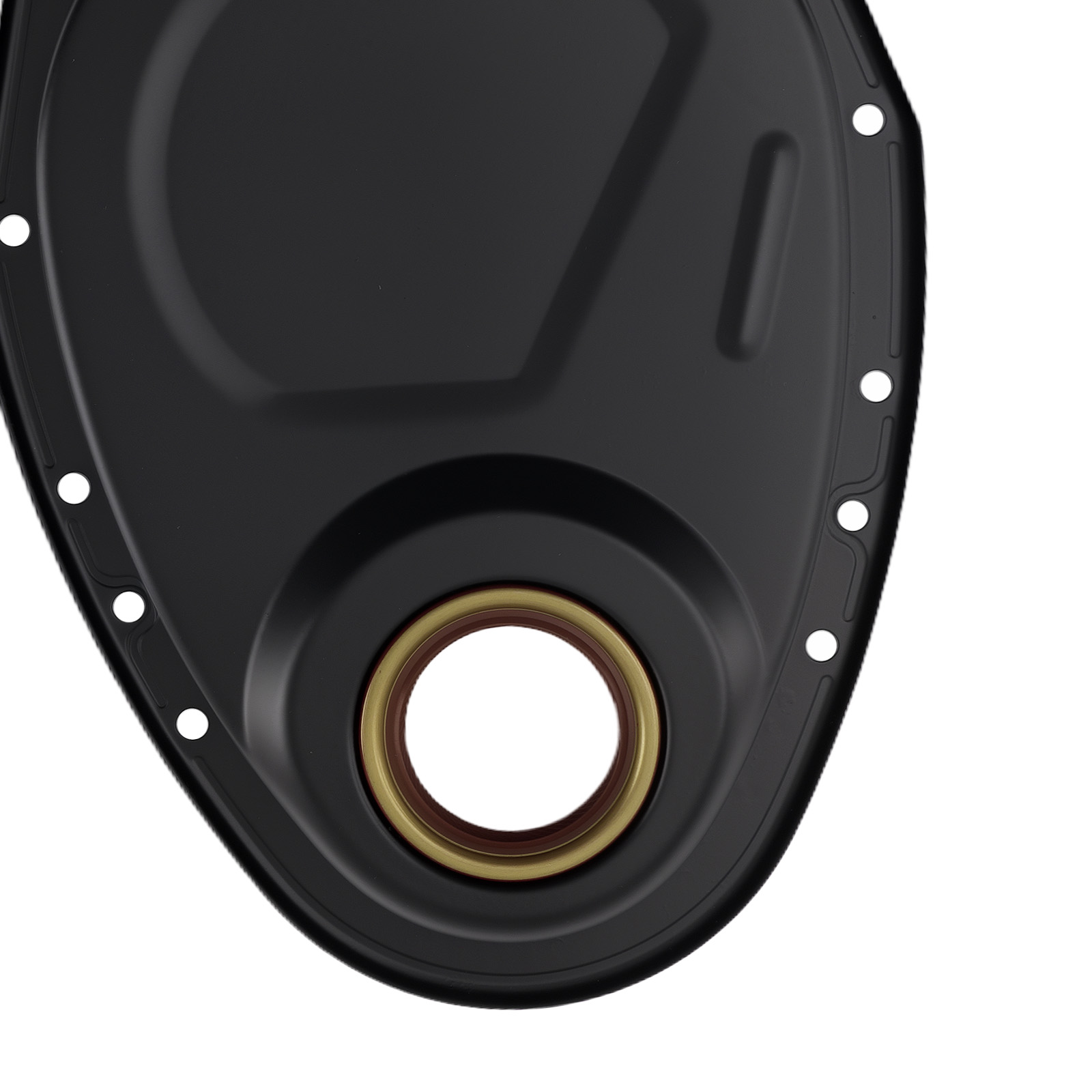 Black Steel Engine Cover for Chevrolet Small Block 283-400 V8 1958-86