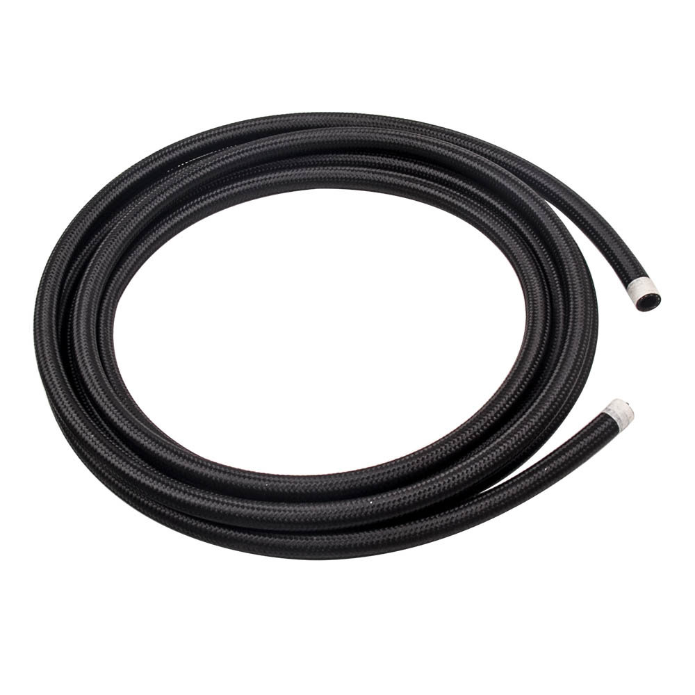 Tuyau de Carburant Tressé en Nylon AN8 avec 10 Pièces Kit de Raccords Garantie