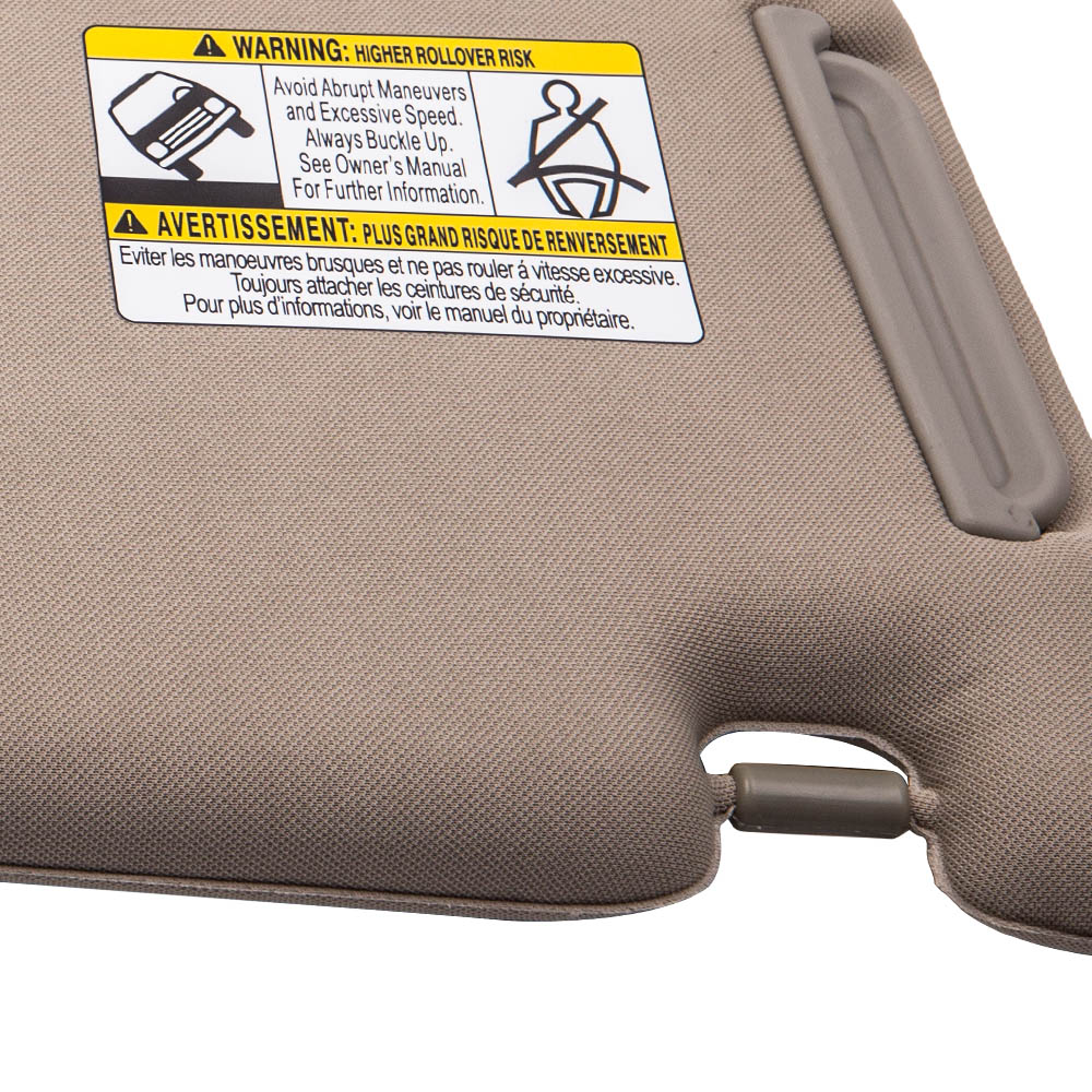 Driver Left Side Sun Visor for Nissan Pathfinder 2013-2018 for Infiniti QX60