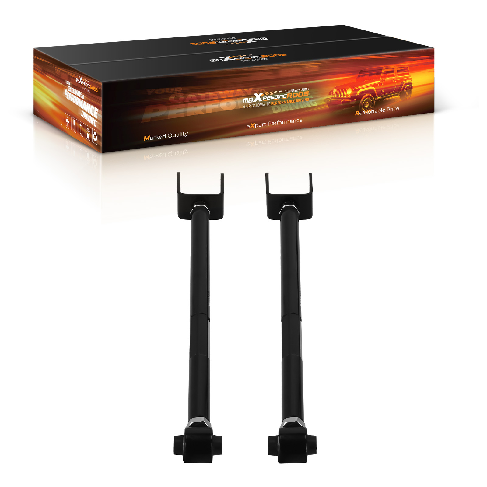 Rear Adjustable Lower Camber Control Arms for BMW E36 318 323 325 328 Clearance