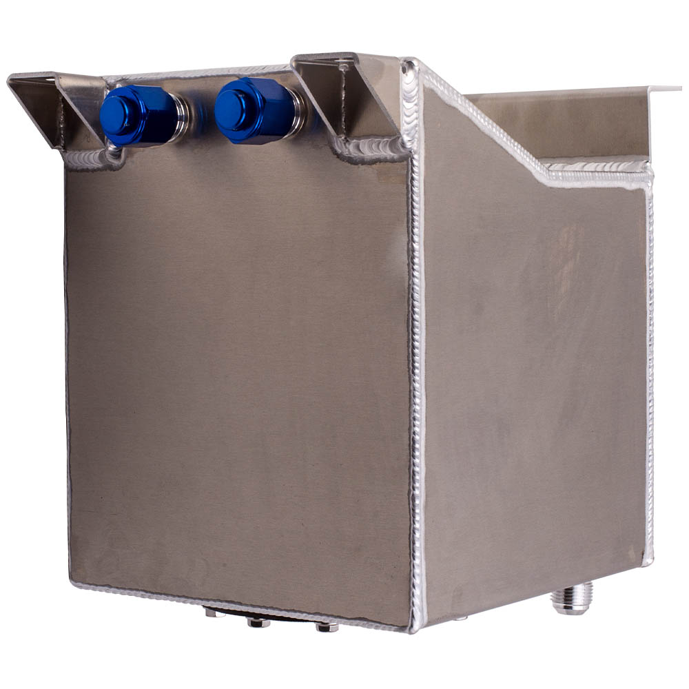 Universal 2.5 Gallon /10L Fuel Cell Tank Lightweight Aluminum 10AN male fitting