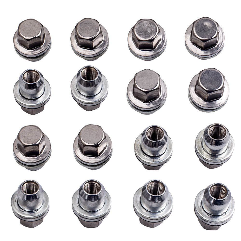 16 x Alloy Wheel Nut for Land Rover L322 Discovery 3 4 5 Range Rover Sport NEW