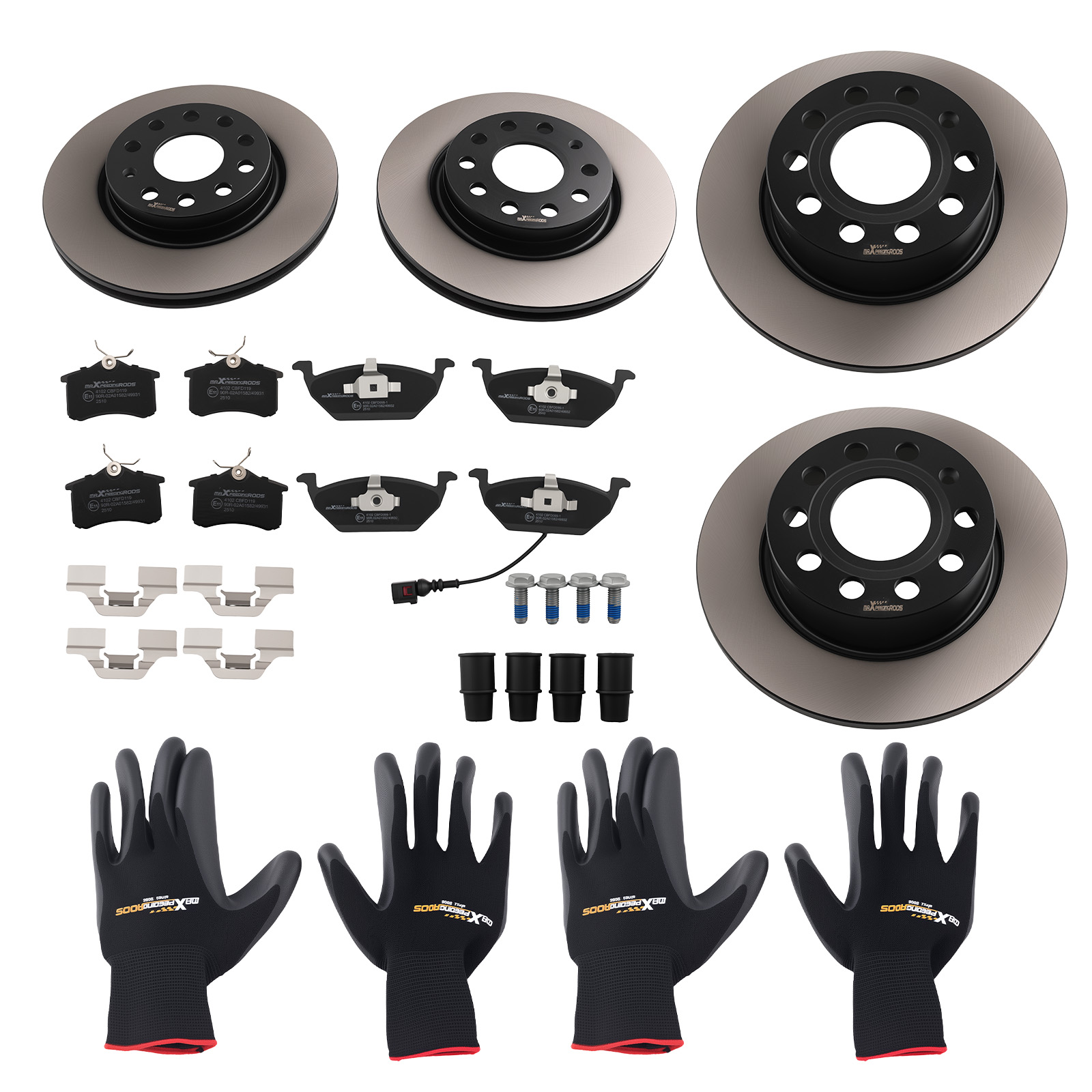 Disques Plaquettes Frein for VW Beetle Cabriolet Golf 6 Caddy 2007-2019