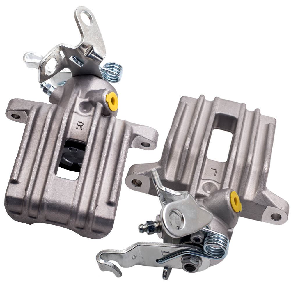 Pair Rear Brake Caliper For Audi A3 8P1 8PA 8P7 Seat Altea 5P1 VW Golf MK 5 MK6