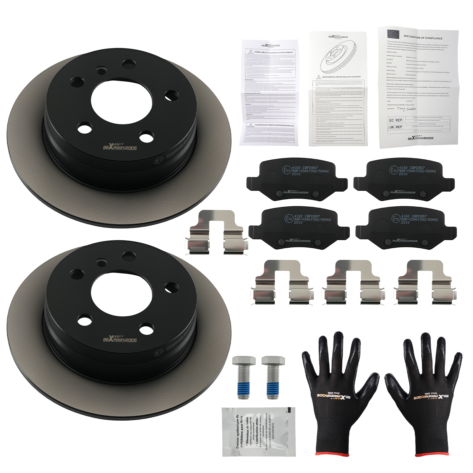 Disques Frein + Plaquettes for Mercedes A-Klasse W169 B-Klasse W245 1694230912