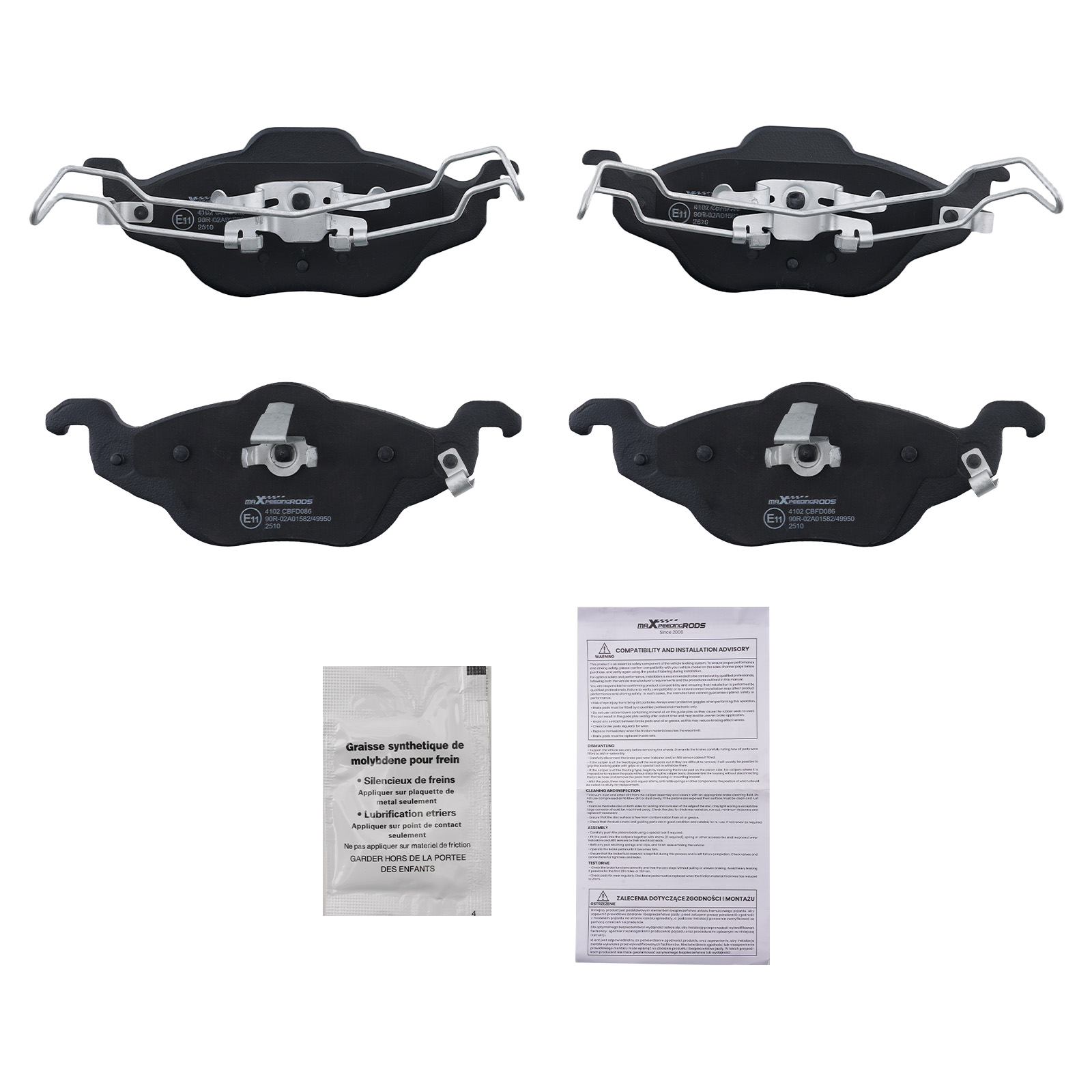 Kit Frein for Vauxhall Astravan MK IV Kasten 1.4L-2.0L 1998-2006