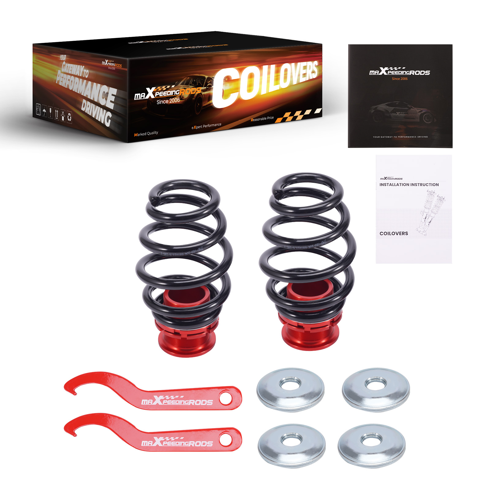 Kit combinés filetés réglables Hauteur for BMW 3 Série E46 320i 325i 328i 3