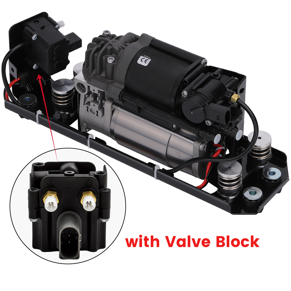 COMPRESSEUR D'AIR+ VANNE + Support 37206789450 for BMW 5ER 5GT F11 7er F01