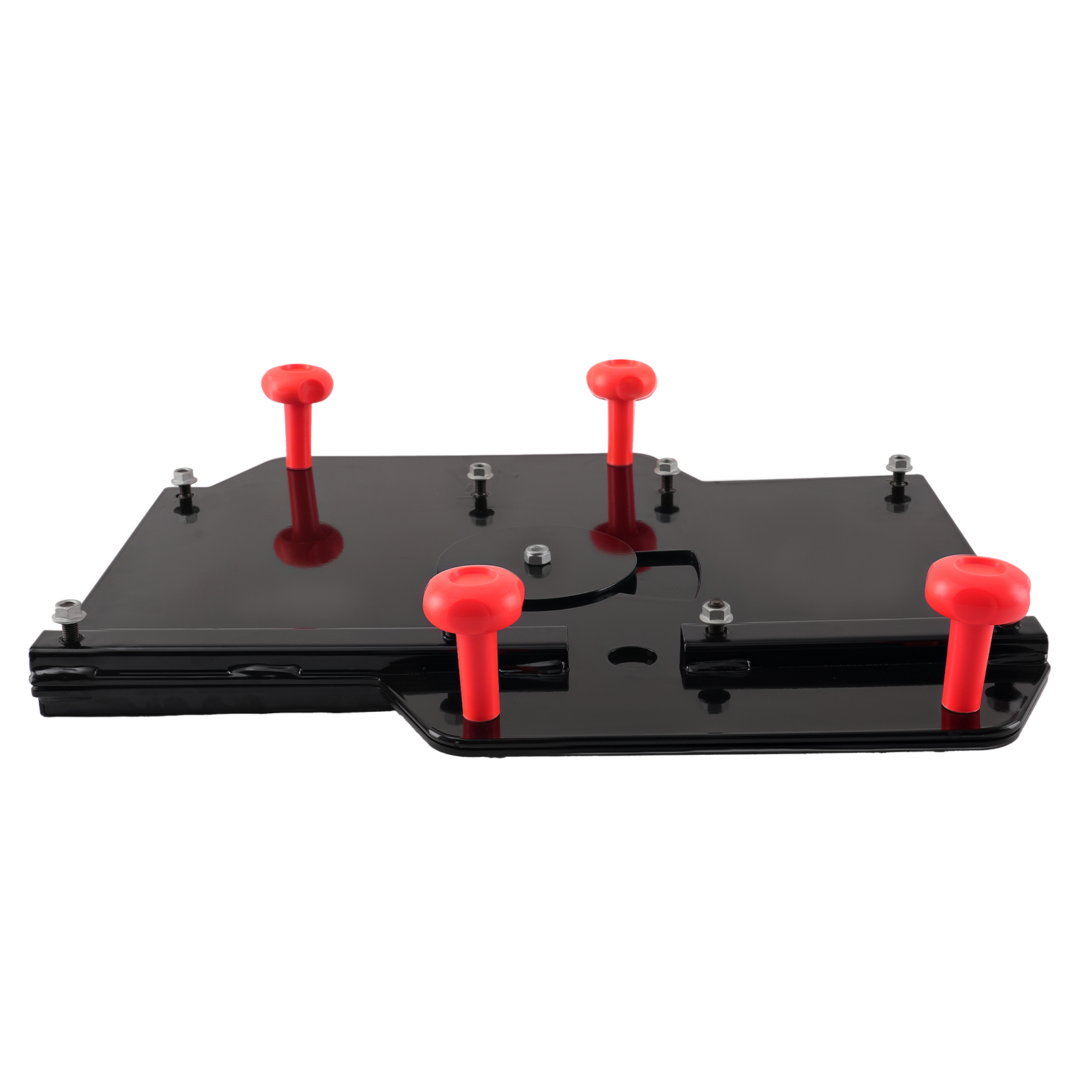 180 Degree Double Swivel Seat Base for VW Transporter T5 T6 Passenger SIde Black