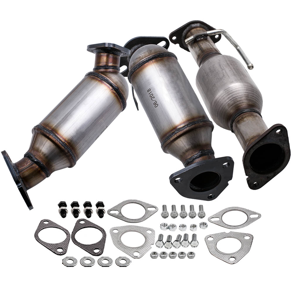 All 3 Catalytic converters For Chevrolet Traverse Buick Enclave 3.6L
