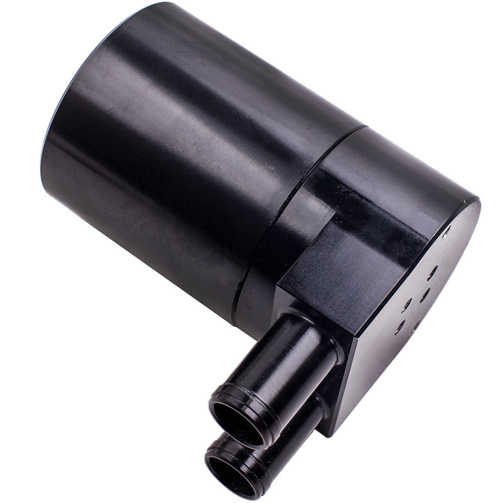 Aluminium Oil Catch Can Double Baffled Close Loop Noir for BMW N54 335i 535xi