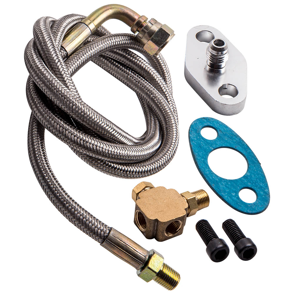 Turbo Oil Inlet Hose Feed Line Fitting 43.3