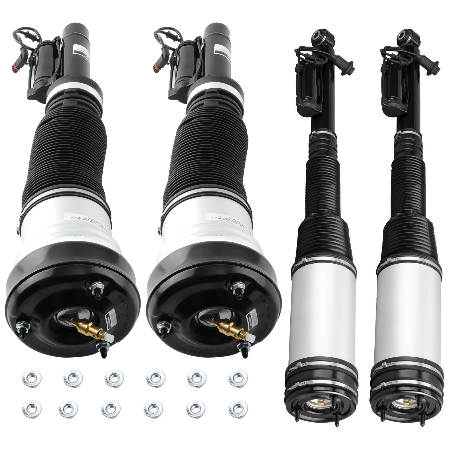 4pcs Air Suspension Shock Struts For Mercedes S-Class W220 2203202438 2203205013