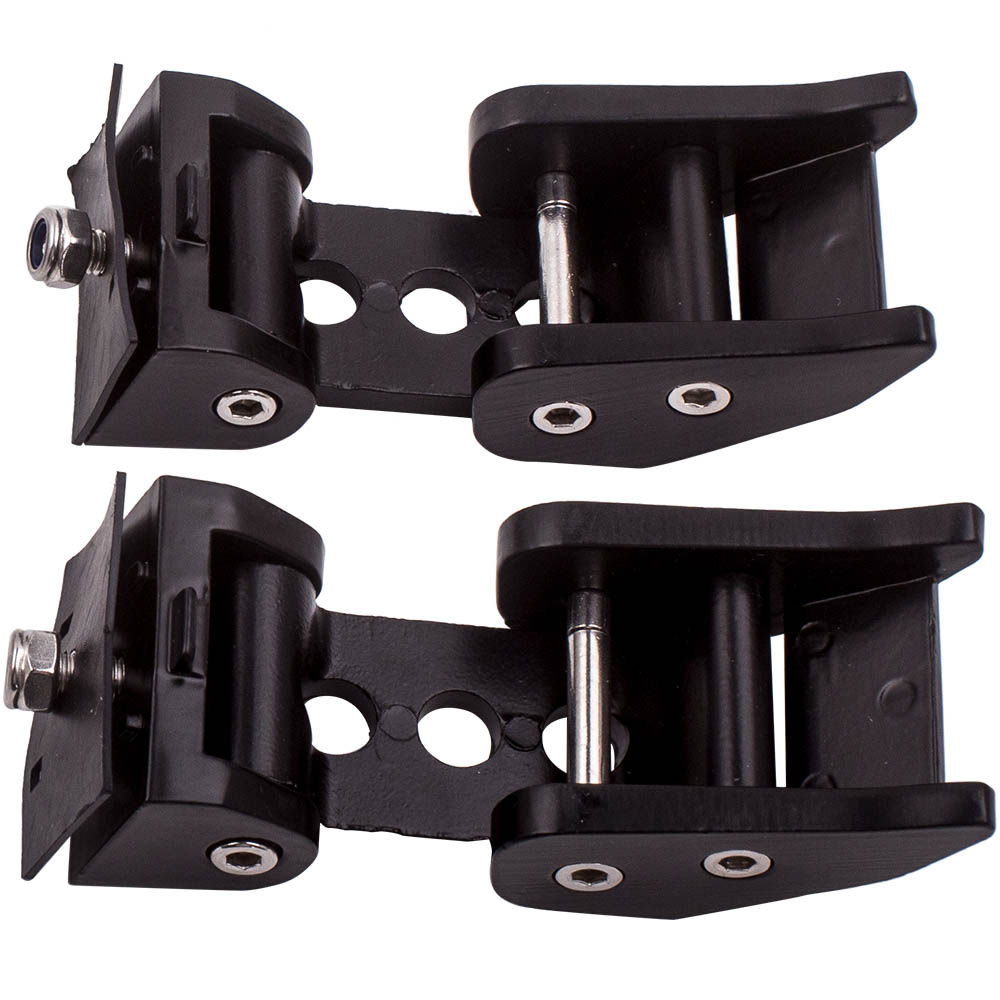 2 Pcs Black Hood Latch Locking Catch for Jeep Wrangler JK 2007 - 2018 2 Door