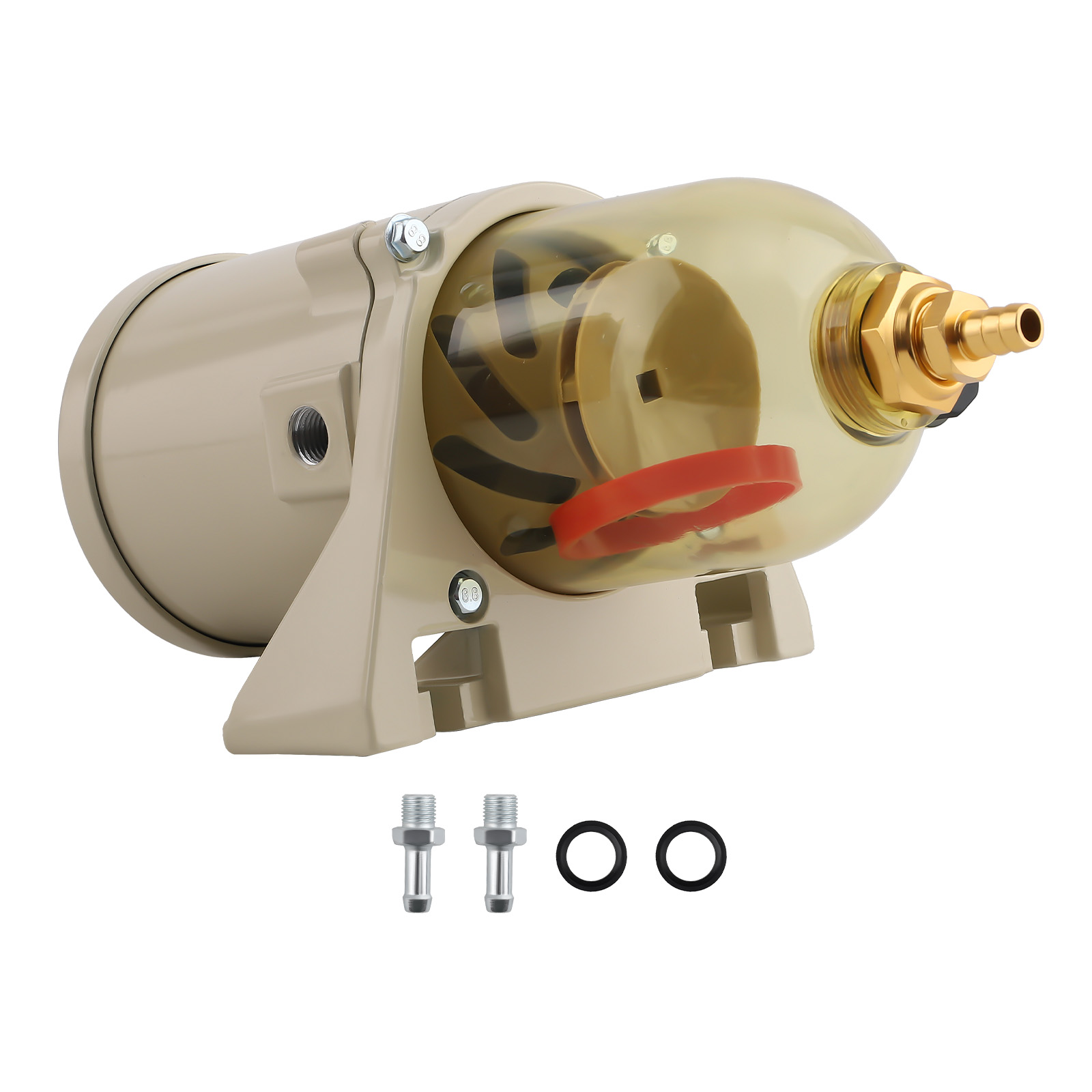 500FG 500FH Diesel Marine Trucks Fuel Filter Oil Water Separator+Bolt Ring