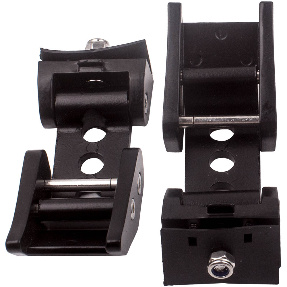 2 Pcs Black Hood Latch Locking Catch for Jeep Wrangler JK 2007 - 2018 2 Door
