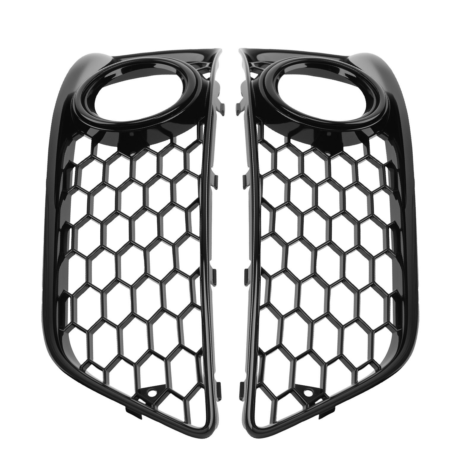 Pair Front Bumper Fog Lamp Grille Cover for Audi A3 8P 2009-2013 8P0807681D
