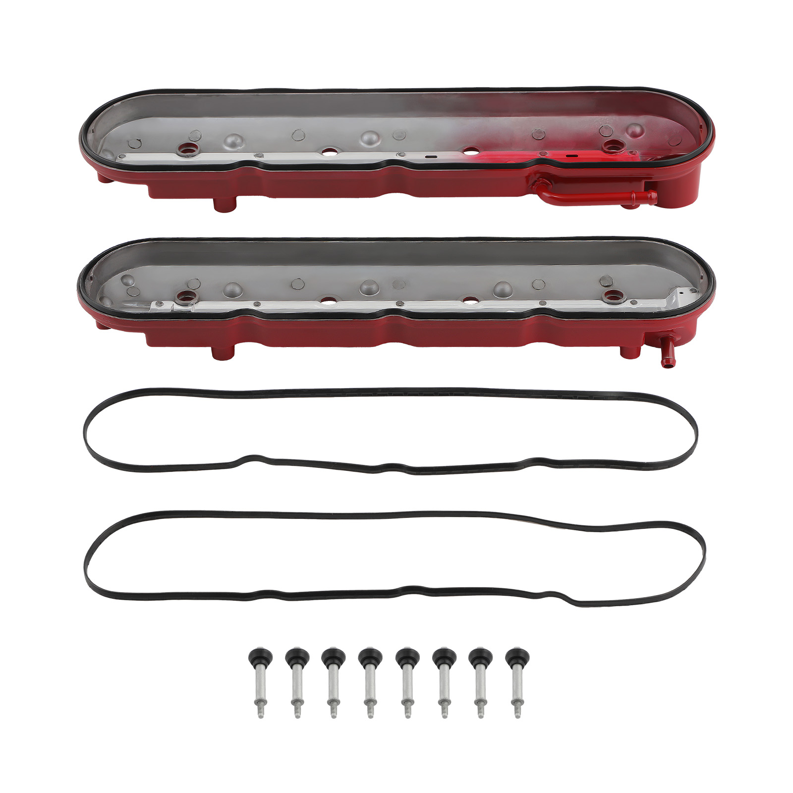 Valve Cover Set Driver & Passenger Side For Chevy Silverado, Tahoe, Suburban 4.8L 5.3L 6.0L 6.2L