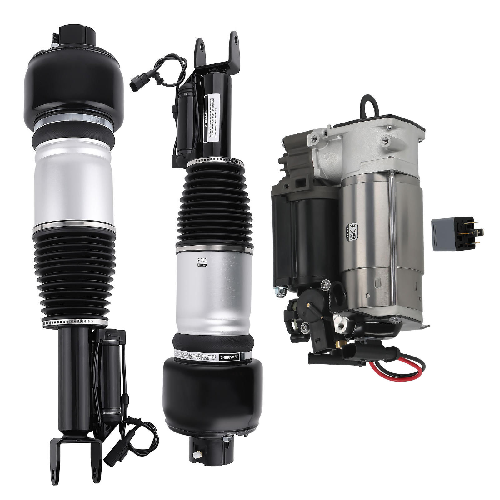 2x Jambe de force Avant Gauche Droit +pump for Mercedes CLS500 CLS550 E500 E550