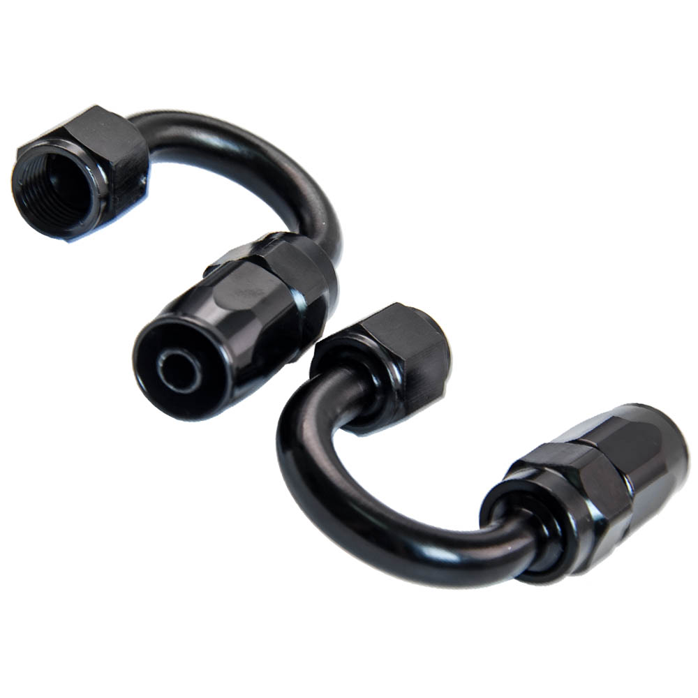 AN6 Kit de Tuyau de carburant huile tressé en nylon d'acier inoxydable 16.4FT