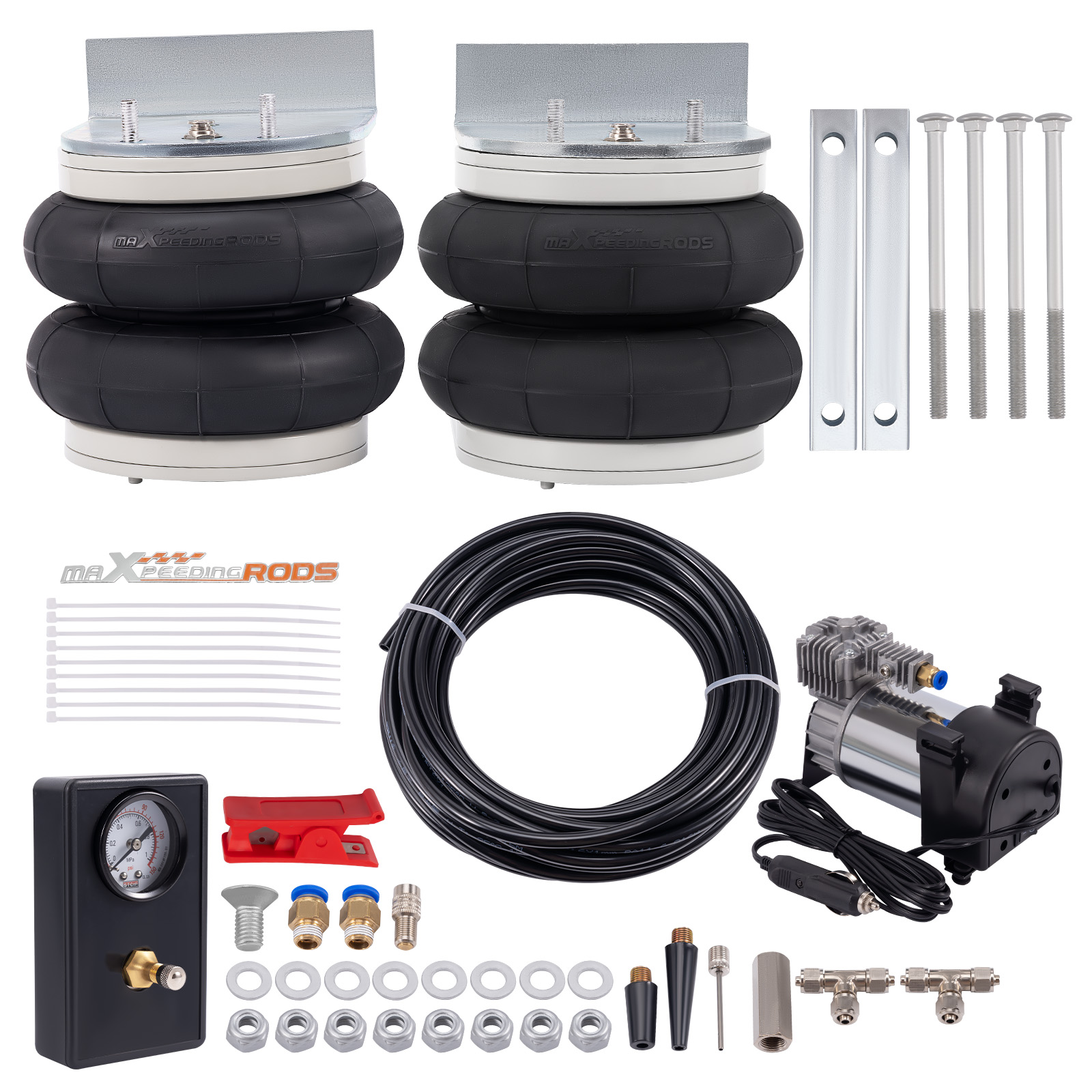 2x suspension pneumatique compresseur 12V for Opel Movano 2010-2024 4000KG