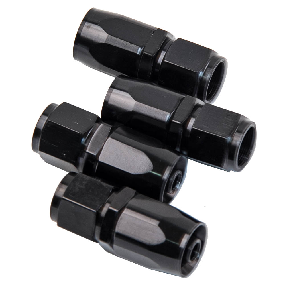 AN6 Kit de Tuyau de carburant huile tressé en nylon d'acier inoxydable 16.4FT