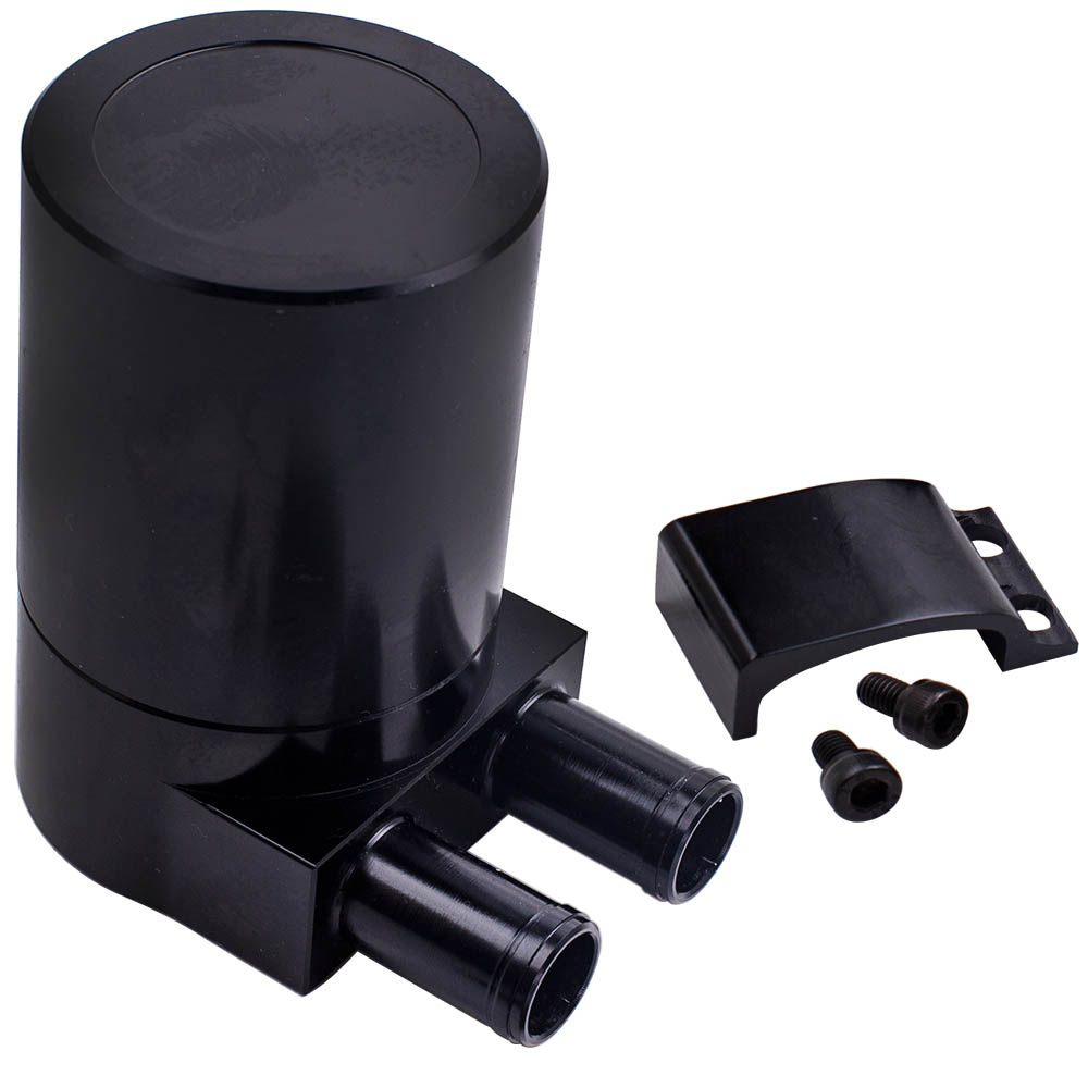 Aluminium Oil Catch Can Double Baffled Close Loop Noir for BMW N54 335i 535xi