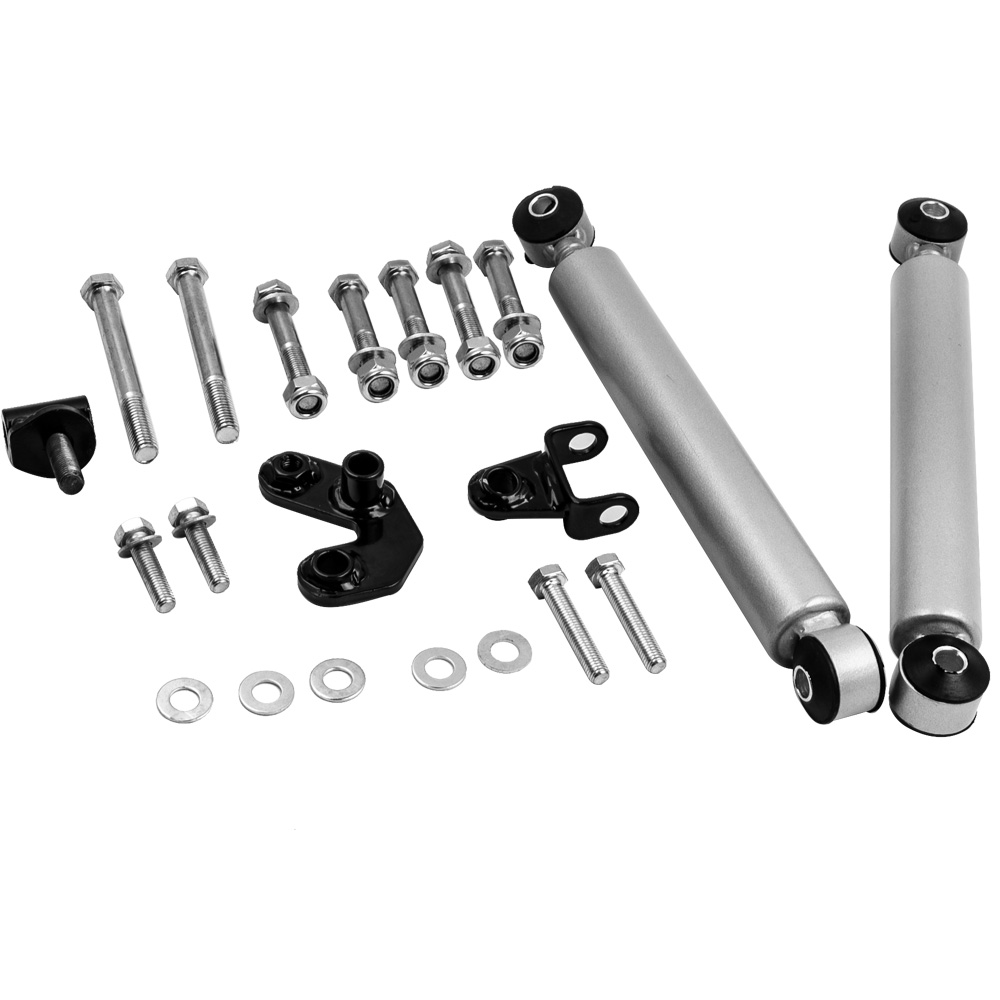 Dual Steering Stabilizer Shock for Jeep TJ LJ Wrangler Cherokee XJ 1997