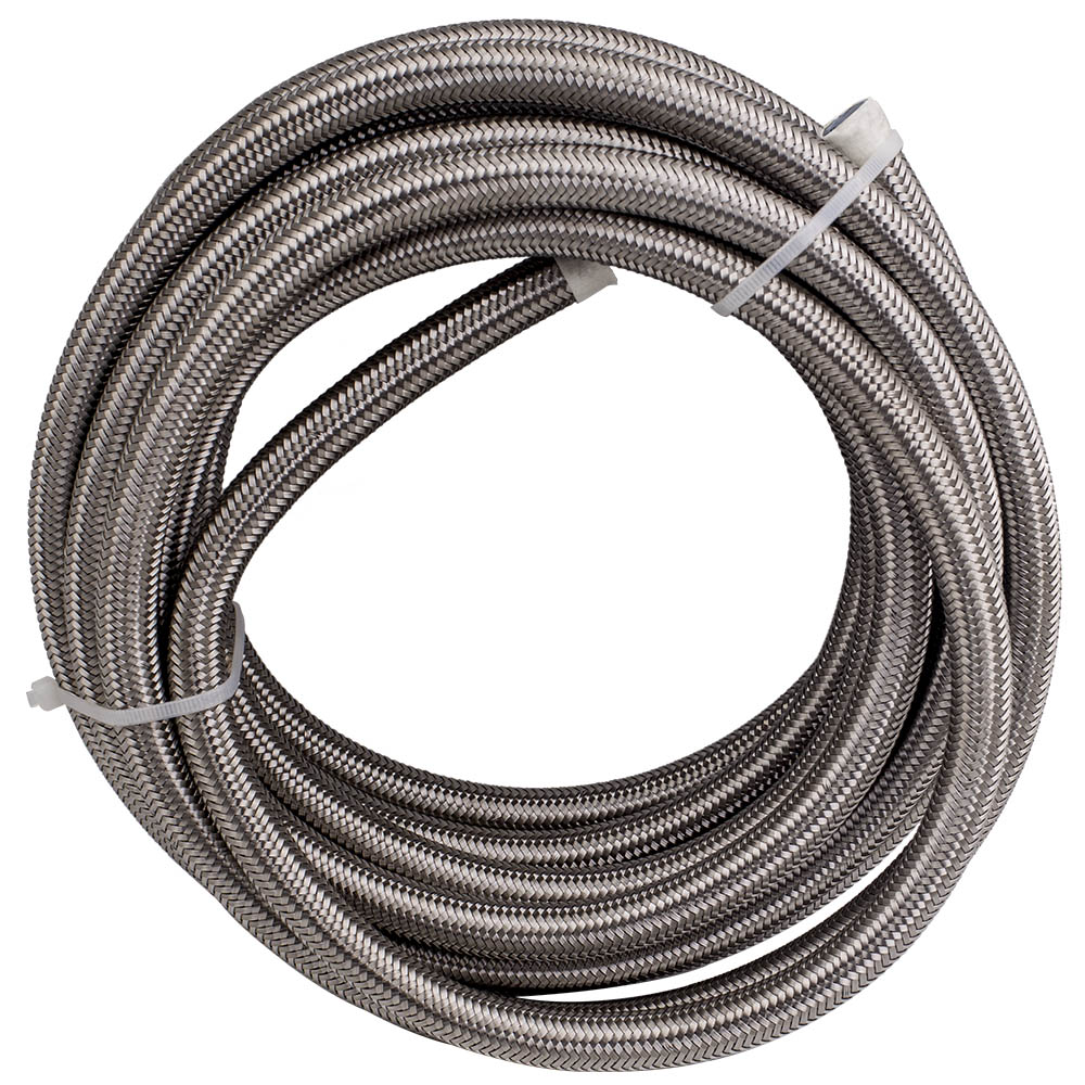 AN8 Braided PTFE Oil Line Fuel Hose Kit 6 Meters Working Pressure