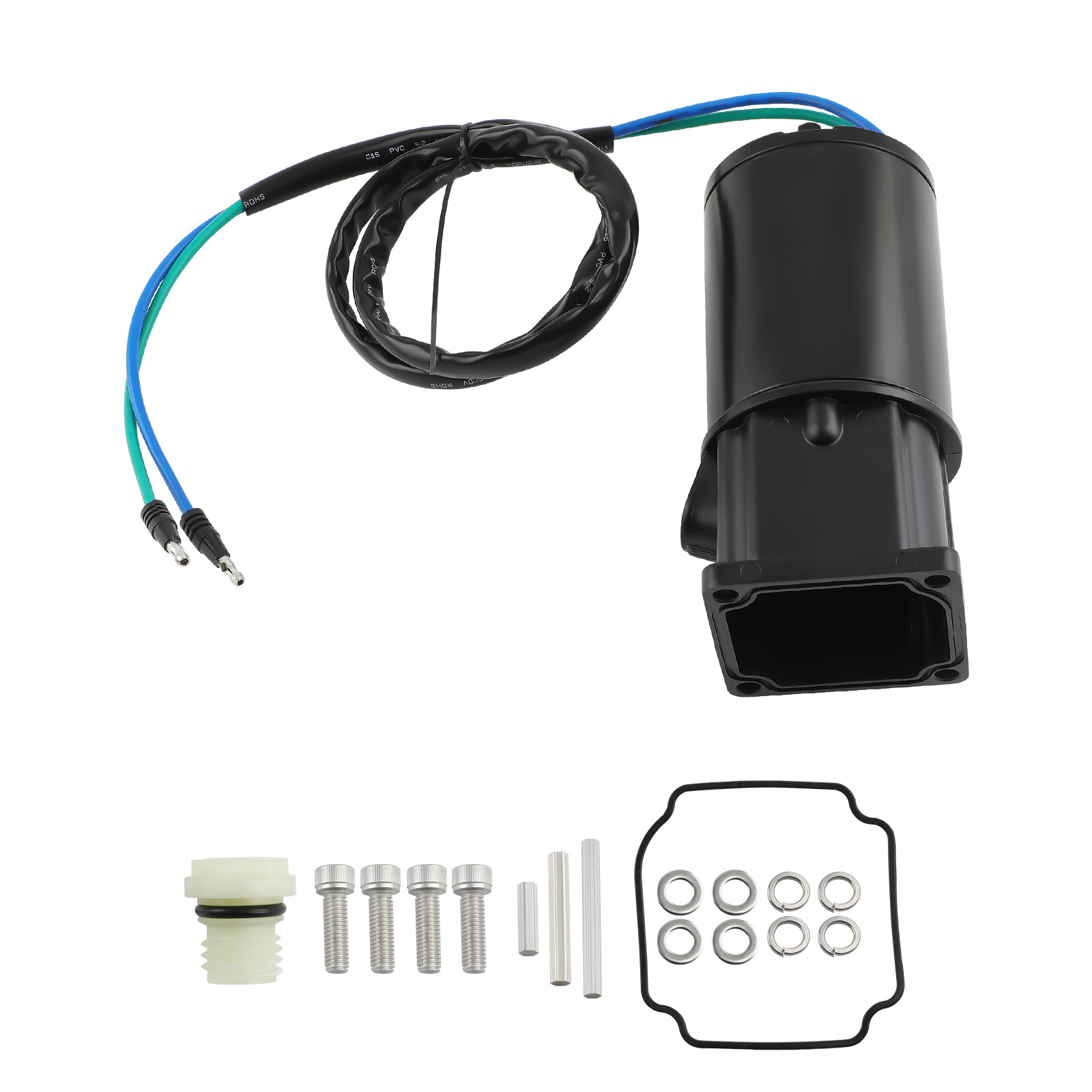 Tilt Trim Motor For Mercury Mariner Force 2-Wire Configuration 12V 809885A1/ A2