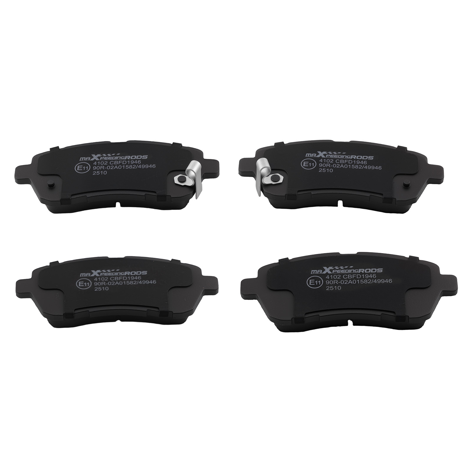 Disques Frein Ventilés 258mm for Ford Fiesta VI CB1 CCN 2008-2017