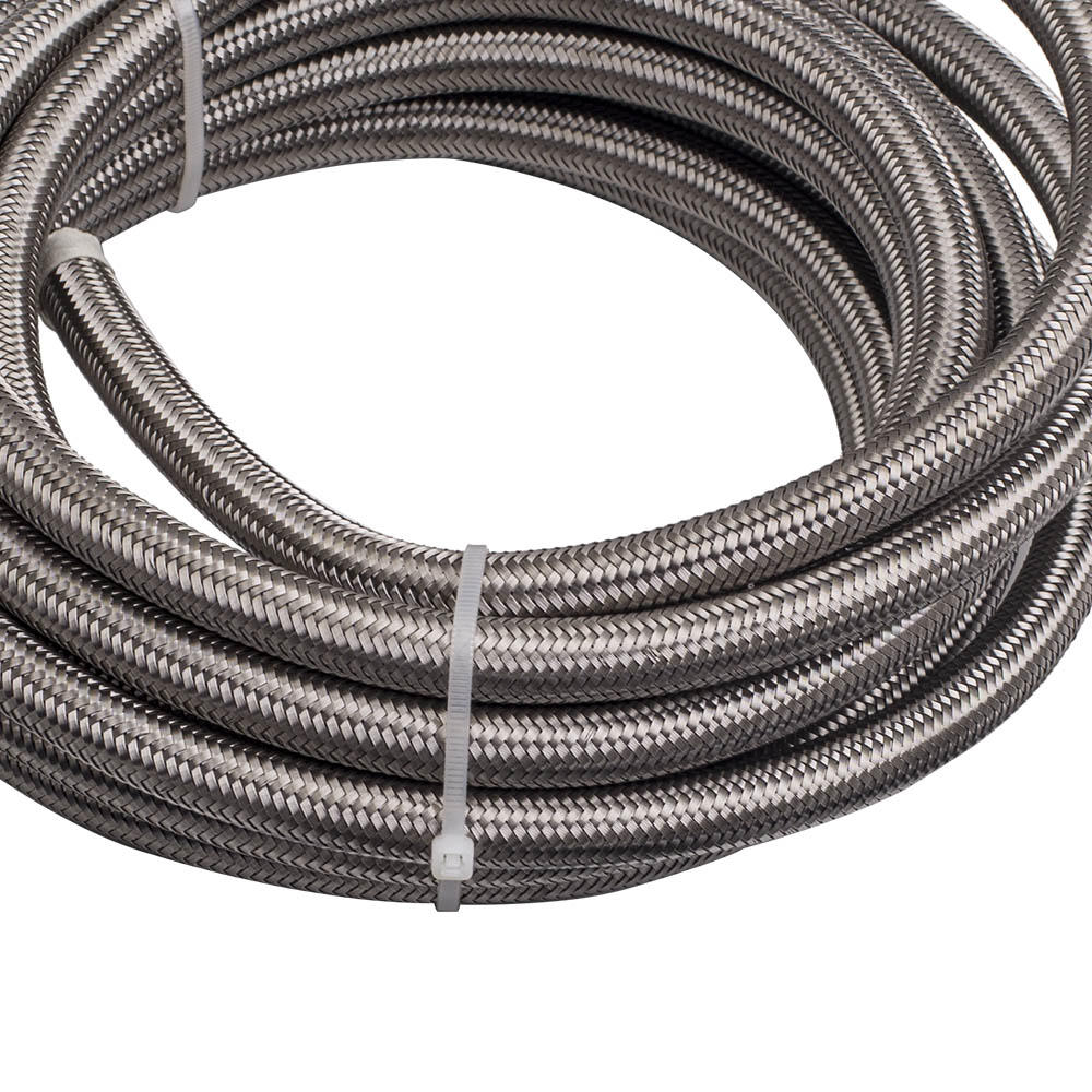 AN-8 6M 20FT Fuel Hose + Hose End Adapter Kit Raccords Kit de tuyau Universal