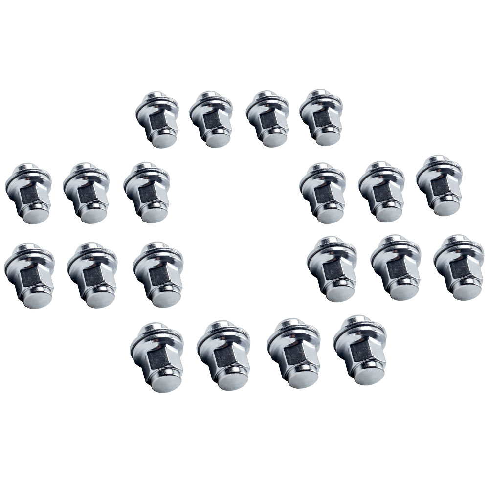 20x écrous de roue en alliage M12 x 1.5 Wheel Nuts for Jaguar X-Type X400 CF1