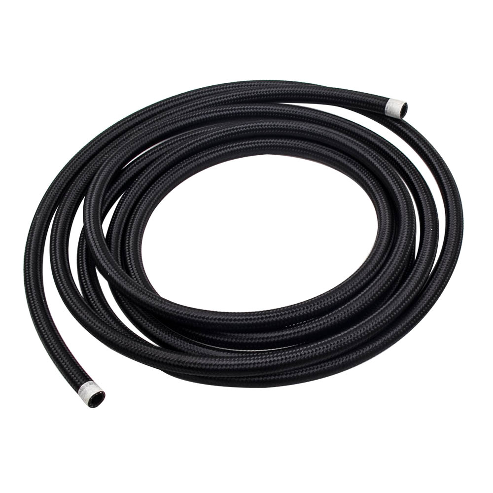Tuyau de Carburant Tressé en Nylon AN8 avec 10 Pièces Kit de Raccords Garantie