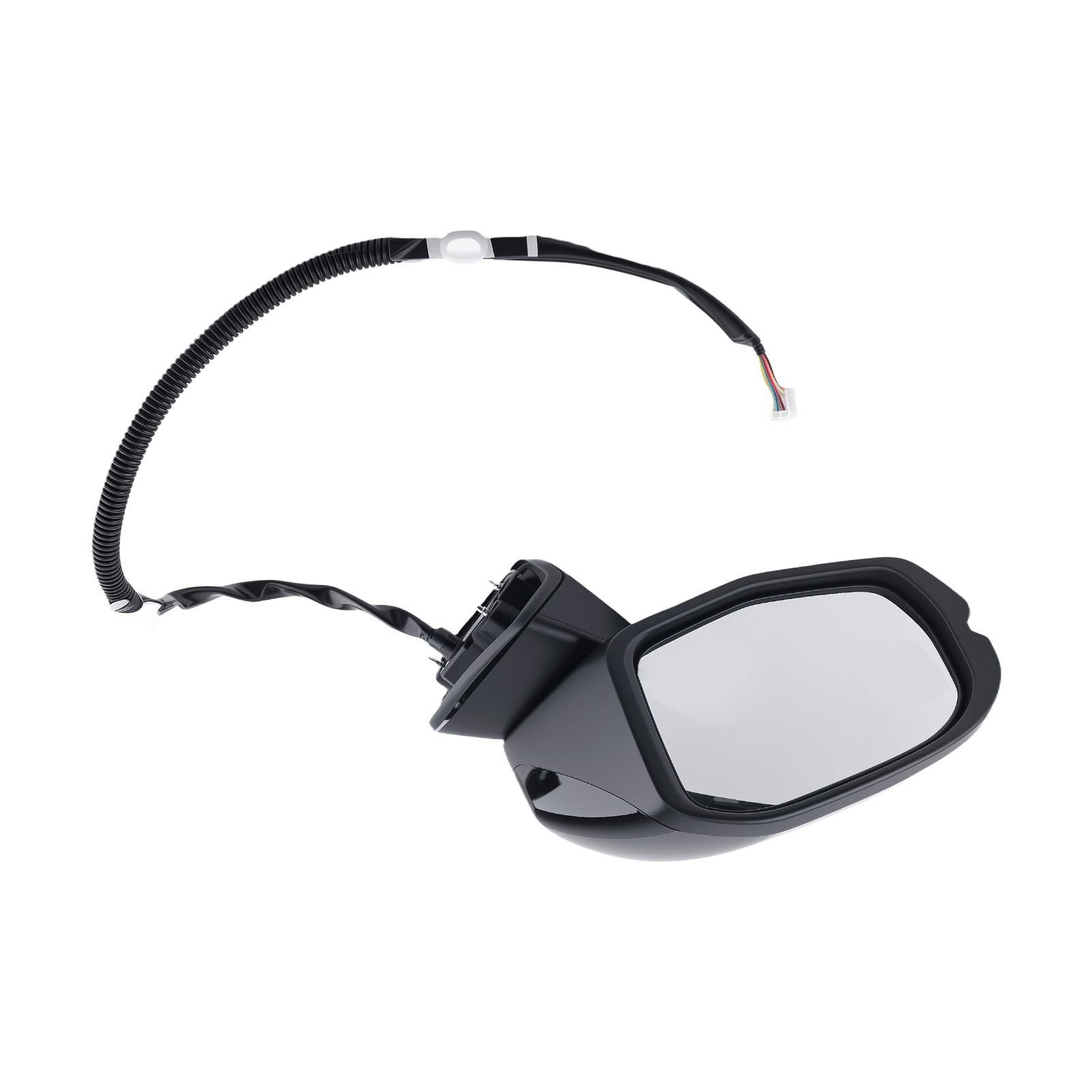 Side Mirror Left for Honda CR-V Hybrid 2023-2024 Glossy Black Power Heated