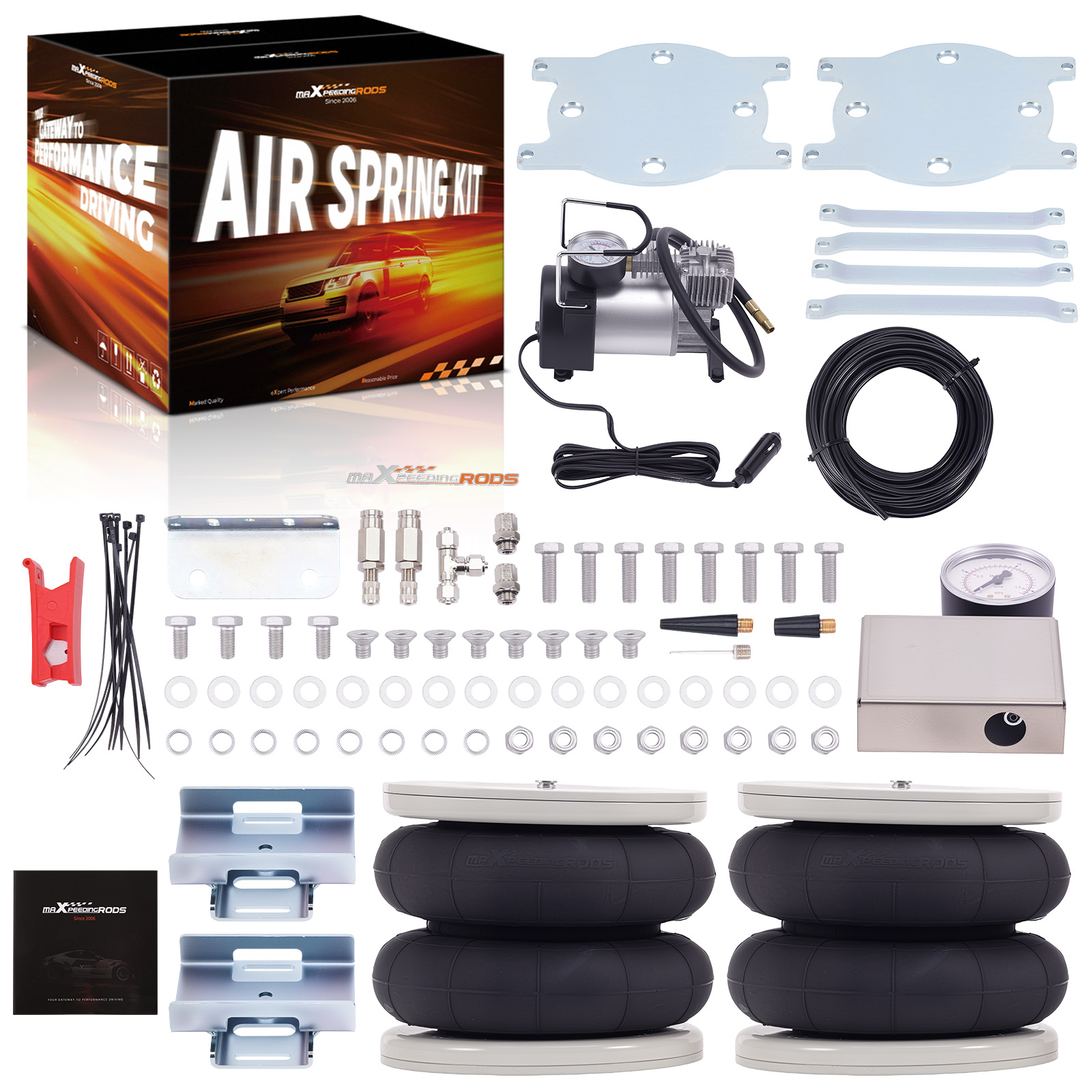Coussins Air Arrière for Vauxhall Movano 2010+ FWD 4000Kg Double Soufflet Kit