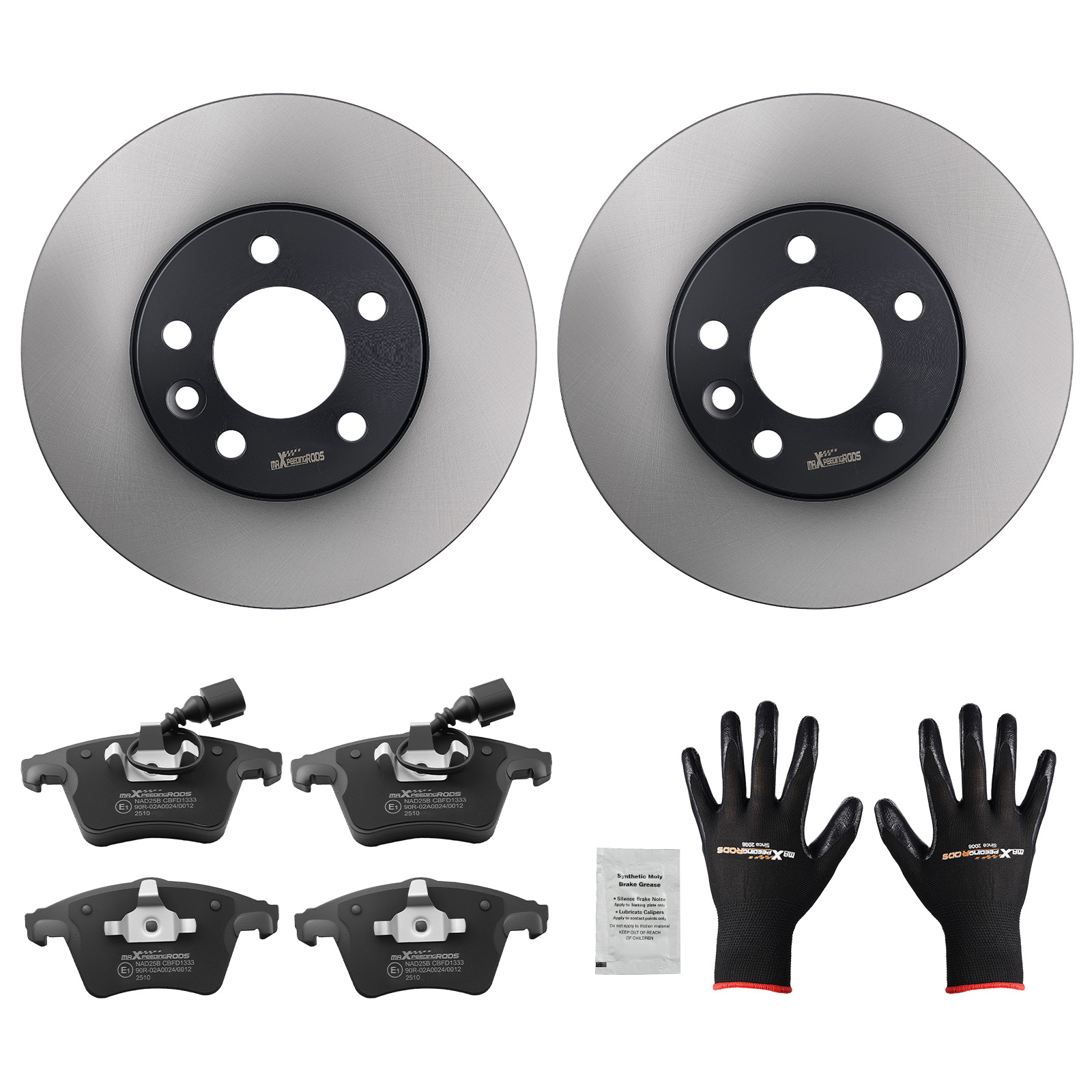 Disques et Plaquettes Frein Avant for VW Multivan T5 2.0 TSI 4motion 2011-2015